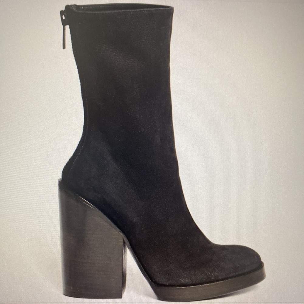 Haider Ackermann Lissee Heeled Leather Boots Size EU 38/US 7